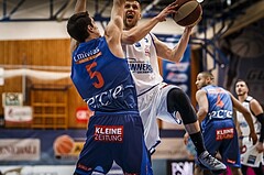 Basketball, ABL 2018/19, Grunddurchgang 25.Runde, Oberwart Gunners, Kapfenberg Bulls, Andrius Mikutis (5)