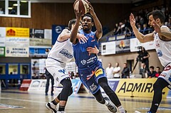 Basketball, ABL 2018/19, Grunddurchgang 25.Runde, Oberwart Gunners, Kapfenberg Bulls, Shipron Thaqi (7)
