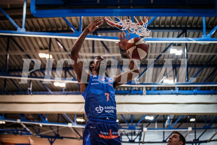 Basketball, ABL 2018/19, Grunddurchgang 25.Runde, Oberwart Gunners, Kapfenberg Bulls, Shipron Thaqi (7)
