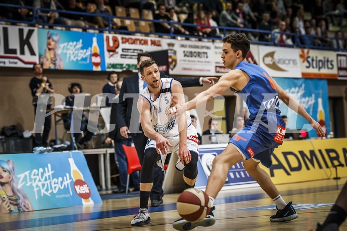 Basketball, ABL 2018/19, Grunddurchgang 25.Runde, Oberwart Gunners, Kapfenberg Bulls, Andrius Mikutis (5)