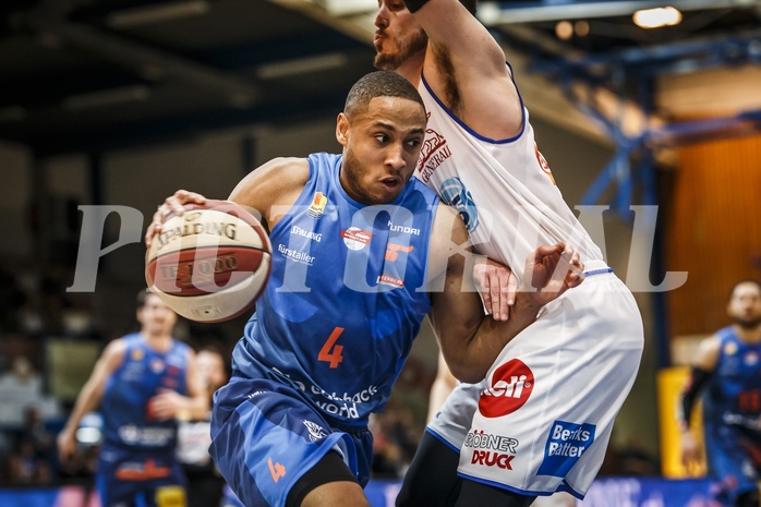 Basketball, ABL 2018/19, Grunddurchgang 25.Runde, Oberwart Gunners, Kapfenberg Bulls, Elijah Wilson (4)