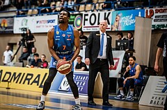 Basketball, ABL 2018/19, Grunddurchgang 25.Runde, Oberwart Gunners, Kapfenberg Bulls, Shipron Thaqi (7)