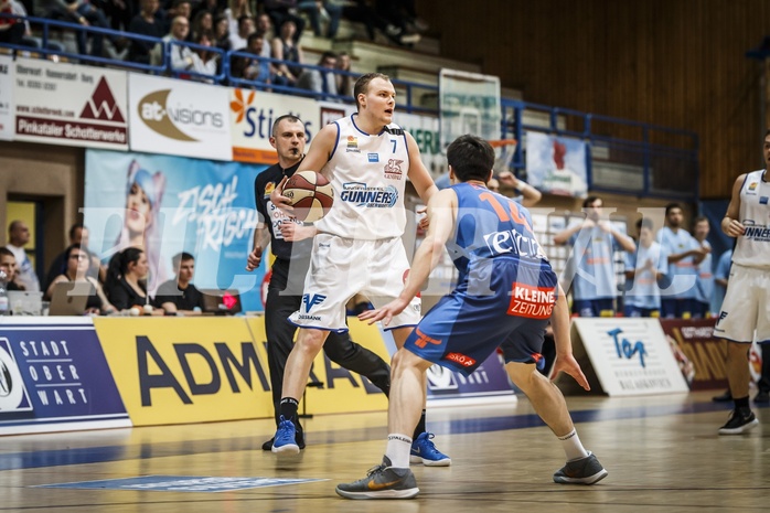 Basketball, ABL 2018/19, Grunddurchgang 25.Runde, Oberwart Gunners, Kapfenberg Bulls, Sebastian Käferle (7)