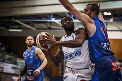 Basketball, ABL 2018/19, Grunddurchgang 25.Runde, Oberwart Gunners, Kapfenberg Bulls, Christopher Tawiah (14)