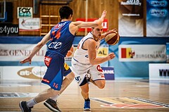 Basketball, ABL 2018/19, Grunddurchgang 25.Runde, Oberwart Gunners, Kapfenberg Bulls, Sebastian Käferle (7)