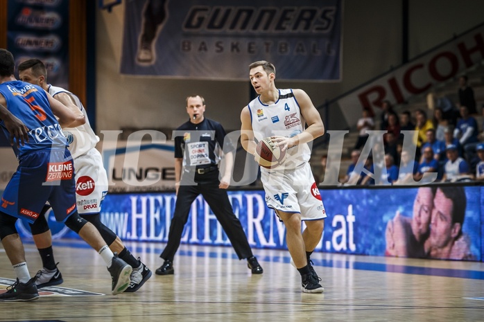 Basketball, ABL 2018/19, Grunddurchgang 25.Runde, Oberwart Gunners, Kapfenberg Bulls, Jakob Szkutta (4)