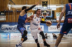 Basketball, ABL 2018/19, Grunddurchgang 25.Runde, Oberwart Gunners, Kapfenberg Bulls, Hayden Thomas Lescault (11)
