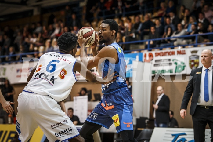 Basketball, ABL 2018/19, Grunddurchgang 25.Runde, Oberwart Gunners, Kapfenberg Bulls, Shipron Thaqi (7)