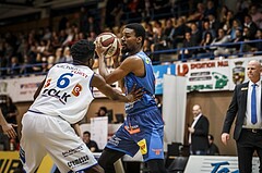 Basketball, ABL 2018/19, Grunddurchgang 25.Runde, Oberwart Gunners, Kapfenberg Bulls, Shipron Thaqi (7)
