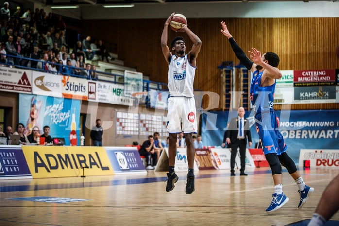 Basketball, ABL 2018/19, Grunddurchgang 25.Runde, Oberwart Gunners, Kapfenberg Bulls, Dwane Miner (6)
