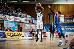 Basketball, ABL 2018/19, Grunddurchgang 25.Runde, Oberwart Gunners, Kapfenberg Bulls, Dwane Miner (6)