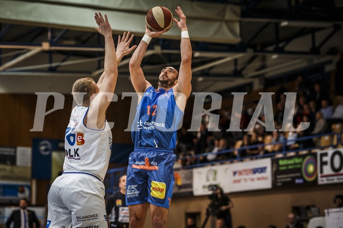 Basketball, ABL 2018/19, Grunddurchgang 25.Runde, Oberwart Gunners, Kapfenberg Bulls, David Samuels (12)