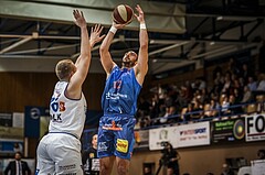 Basketball, ABL 2018/19, Grunddurchgang 25.Runde, Oberwart Gunners, Kapfenberg Bulls, David Samuels (12)