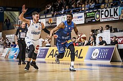 Basketball, ABL 2018/19, Grunddurchgang 25.Runde, Oberwart Gunners, Kapfenberg Bulls, Shipron Thaqi (7)