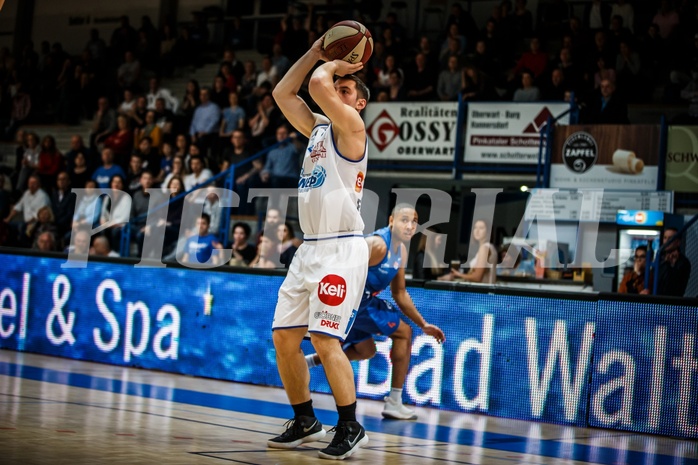 Basketball, ABL 2018/19, Grunddurchgang 25.Runde, Oberwart Gunners, Kapfenberg Bulls, Jakob Szkutta (4)