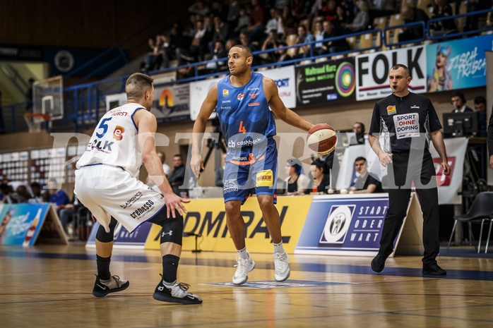Basketball, ABL 2018/19, Grunddurchgang 25.Runde, Oberwart Gunners, Kapfenberg Bulls, Elijah Wilson (4)