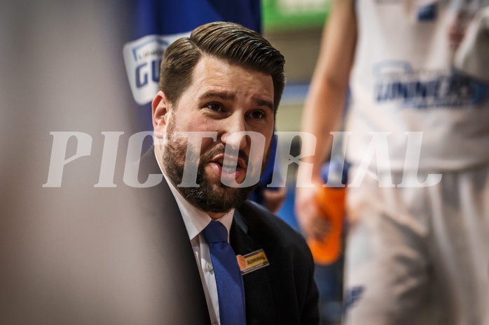 Basketball, ABL 2018/19, Grunddurchgang 25.Runde, Oberwart Gunners, Kapfenberg Bulls, Horst Leitner (Coach)