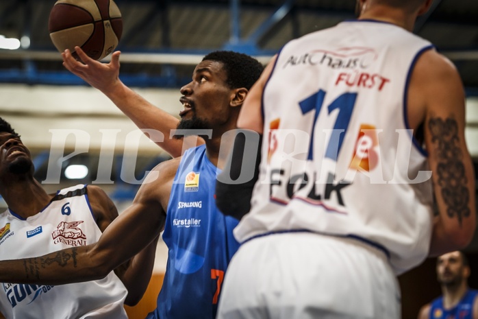 Basketball, ABL 2018/19, Grunddurchgang 25.Runde, Oberwart Gunners, Kapfenberg Bulls, Shipron Thaqi (7)
