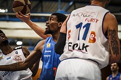 Basketball, ABL 2018/19, Grunddurchgang 25.Runde, Oberwart Gunners, Kapfenberg Bulls, Shipron Thaqi (7)