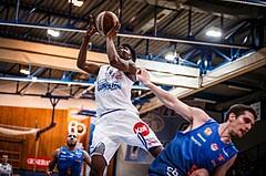 Basketball, ABL 2018/19, Grunddurchgang 25.Runde, Oberwart Gunners, Kapfenberg Bulls, Dwane Miner (6)