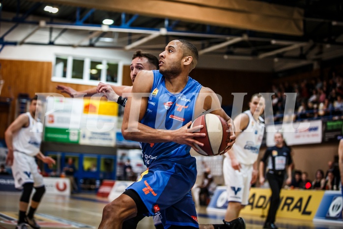 Basketball, ABL 2018/19, Grunddurchgang 25.Runde, Oberwart Gunners, Kapfenberg Bulls, Marck Coffin (15)