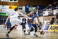 Basketball, ABL 2018/19, Grunddurchgang 25.Runde, Oberwart Gunners, Kapfenberg Bulls, Shipron Thaqi (7)