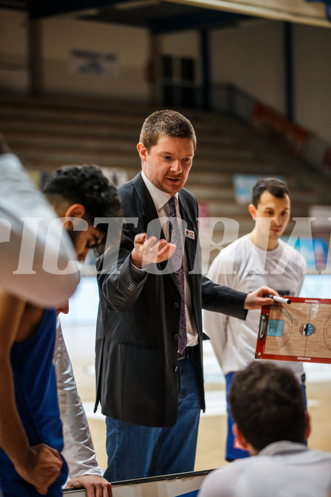 Basketball, bet-at-home Basketball Superliga 2020/21, Grunddurchgang 11. Runde, Oberwart Gunners, Vienna DC Timberwolves, Hubert Schmidt (Headcoach)
