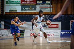 Basketball, bet-at-home Basketball Superliga 2020/21, Grunddurchgang 11. Runde, Oberwart Gunners, Vienna DC Timberwolves, Quincy Diggs (13)