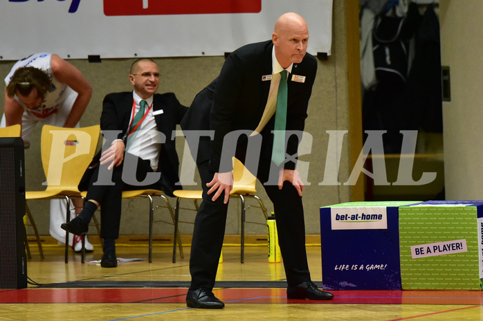 Basketball Superliga 2020/21, Grunddurchgang 11.Runde Flyers Wels vs. Kapfenberg Bulls,  Mike Coffin (Head Coach),
