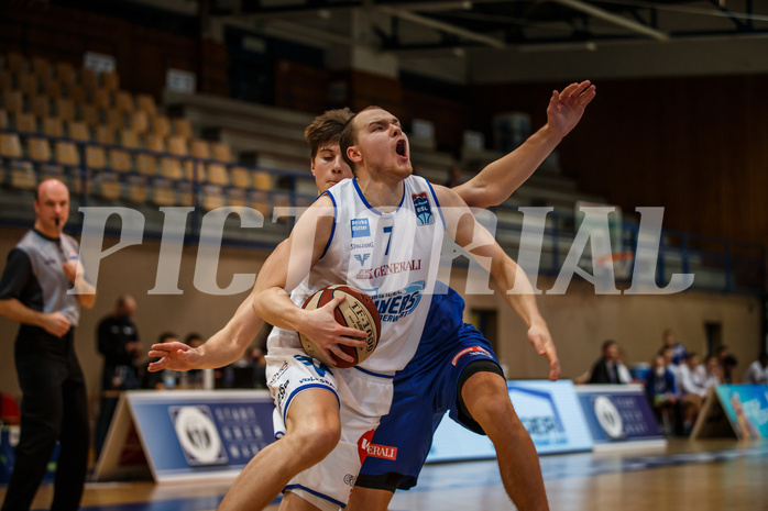 Basketball, bet-at-home Basketball Superliga 2020/21, Grunddurchgang 11. Runde, Oberwart Gunners, Vienna DC Timberwolves, Sebastian Käferle (7)
