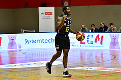 Basketball Superliga 2020/21, Grunddurchgang 11.Runde Flyers Wels vs. Kapfenberg Bulls, Austen Awosika (1),

