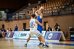 Basketball, bet-at-home Basketball Superliga 2020/21, Grunddurchgang 11. Runde, Oberwart Gunners, Vienna DC Timberwolves, Jakob Szkutta (10)