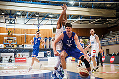 Basketball, bet-at-home Basketball Superliga 2020/21, Grunddurchgang, 11. Runde, Oberwart Gunners, Vienna D.C. Timberwolves, Marko Goranovic (17)