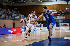 Basketball, bet-at-home Basketball Superliga 2020/21, Grunddurchgang, 11. Runde, Oberwart Gunners, Vienna D.C. Timberwolves, Edi Patekar (9)