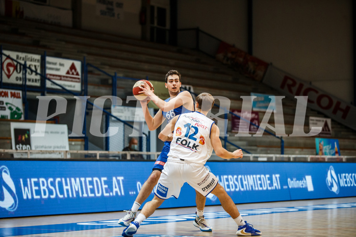 Basketball, bet-at-home Basketball Superliga 2020/21, Grunddurchgang 11. Runde, Oberwart Gunners, Vienna DC Timberwolves, Paul Rotter (66)