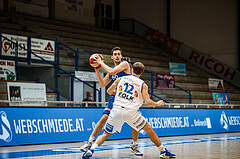 Basketball, bet-at-home Basketball Superliga 2020/21, Grunddurchgang 11. Runde, Oberwart Gunners, Vienna DC Timberwolves, Paul Rotter (66)