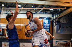 Basketball, bet-at-home Basketball Superliga 2020/21, Grunddurchgang 11. Runde, Oberwart Gunners, Vienna DC Timberwolves, Ignas Fiodorovas (5)