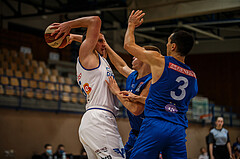 Basketball, bet-at-home Basketball Superliga 2020/21, Grunddurchgang 11. Runde, Oberwart Gunners, Vienna DC Timberwolves, Renato Poljak (16)