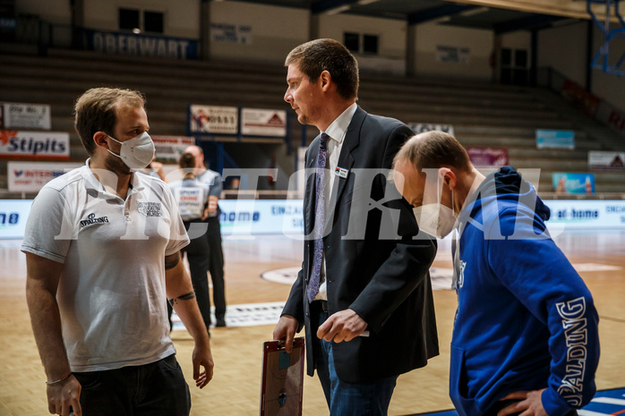 Basketball, bet-at-home Basketball Superliga 2020/21, Grunddurchgang, 11. Runde, Oberwart Gunners, Vienna D.C. Timberwolves, Hubert Schmidt (Headcoach)