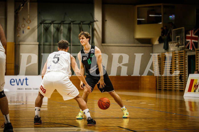 Basketball, Basketball Zweite Liga 2021/22, Grunddurchgang 1. Runde, Mattersburg Rocks, Deutsch Wagram Alligators, Simon Marek (11)