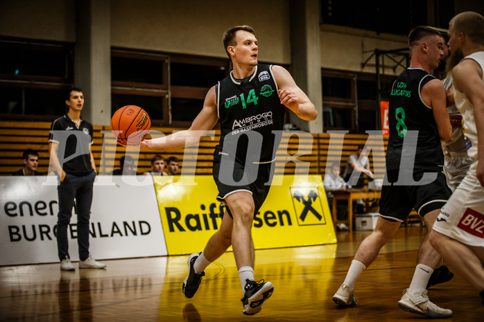 Basketball, Basketball Zweite Liga 2021/22, Grunddurchgang 1. Runde, Mattersburg Rocks, Deutsch Wagram Alligators, Branislav Balvan (14)