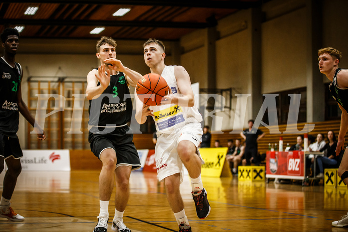 Basketball, Basketball Zweite Liga 2021/22, Grunddurchgang 1. Runde, Mattersburg Rocks, Deutsch Wagram Alligators, Nikolaus BUGNYAR (4)