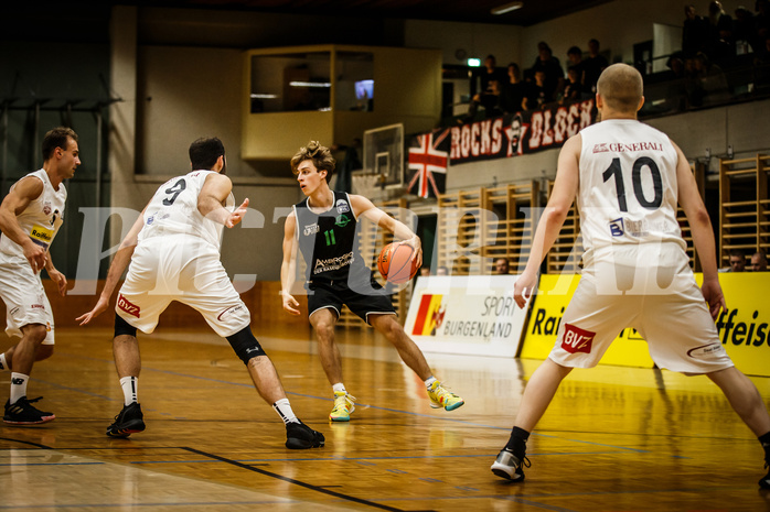 Basketball, Basketball Zweite Liga 2021/22, Grunddurchgang 1. Runde, Mattersburg Rocks, Deutsch Wagram Alligators, Simon Marek (11)