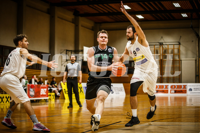 Basketball, Basketball Zweite Liga 2021/22, Grunddurchgang 1. Runde, Mattersburg Rocks, Deutsch Wagram Alligators, Branislav Balvan (14)