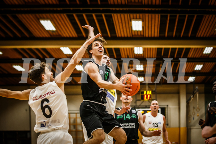 Basketball, Basketball Zweite Liga 2021/22, Grunddurchgang 1. Runde, Mattersburg Rocks, Deutsch Wagram Alligators, Simon Marek (11)