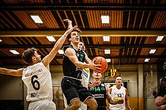 Basketball, Basketball Zweite Liga 2021/22, Grunddurchgang 1. Runde, Mattersburg Rocks, Deutsch Wagram Alligators, Simon Marek (11)