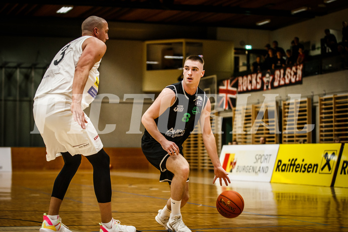 Basketball, Basketball Zweite Liga 2021/22, Grunddurchgang 1. Runde, Mattersburg Rocks, Deutsch Wagram Alligators, Nikhil Sacher (8)