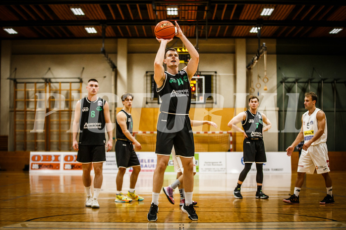 Basketball, Basketball Zweite Liga 2021/22, Grunddurchgang 1. Runde, Mattersburg Rocks, Deutsch Wagram Alligators, Branislav Balvan (14)