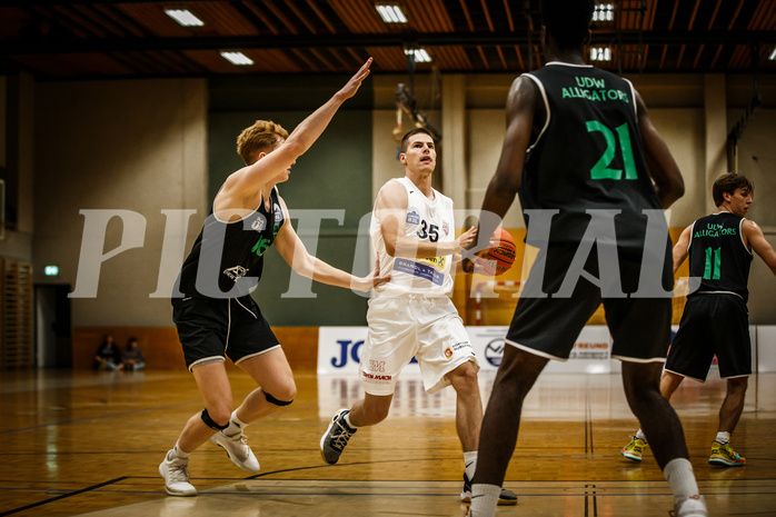 Basketball, Basketball Zweite Liga 2021/22, Grunddurchgang 1. Runde, Mattersburg Rocks, Deutsch Wagram Alligators, Ivan BEGIC (35)