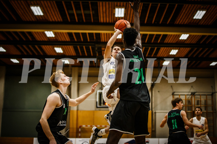 Basketball, Basketball Zweite Liga 2021/22, Grunddurchgang 1. Runde, Mattersburg Rocks, Deutsch Wagram Alligators, Ivan BEGIC (35)